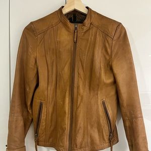 Black Rivet Genuine Leather Jacket